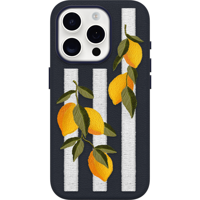 product image 2 - iPhone 15 Pro Max Hülle Symmetry Series Cactus Leather Embroidery