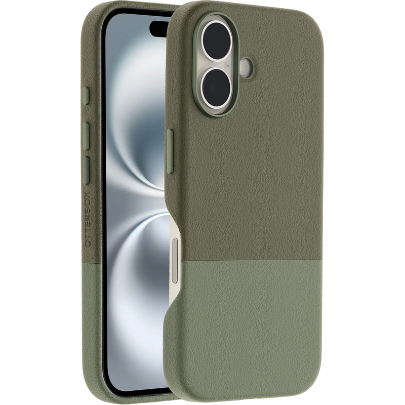 product image 1 - iPhone 16 Hülle Statement Series Cactus Leather für MagSafe