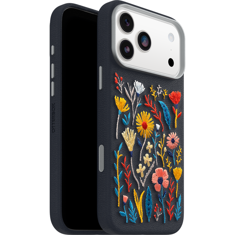 product image 5 - iPhone 17 Pro Max Hülle Symmetry Series Cactus Leather Embroidery