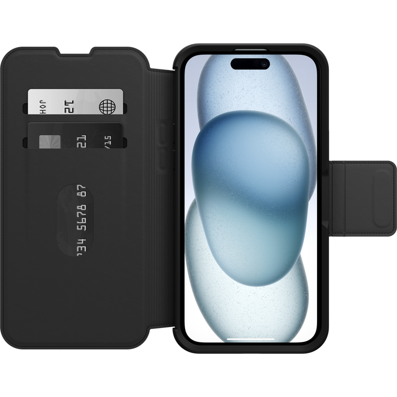 product image 2 - iPhone 15 Plus Hülle Strada Series Folio MagSafe