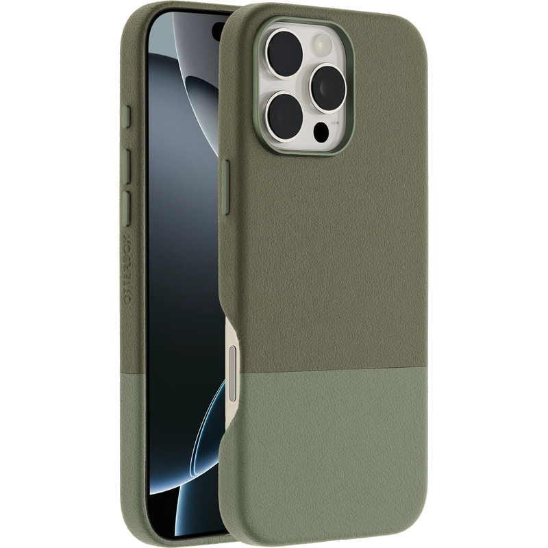 product image 1 - iPhone 16 Pro Max Hülle Statement Series Cactus Leather für MagSafe