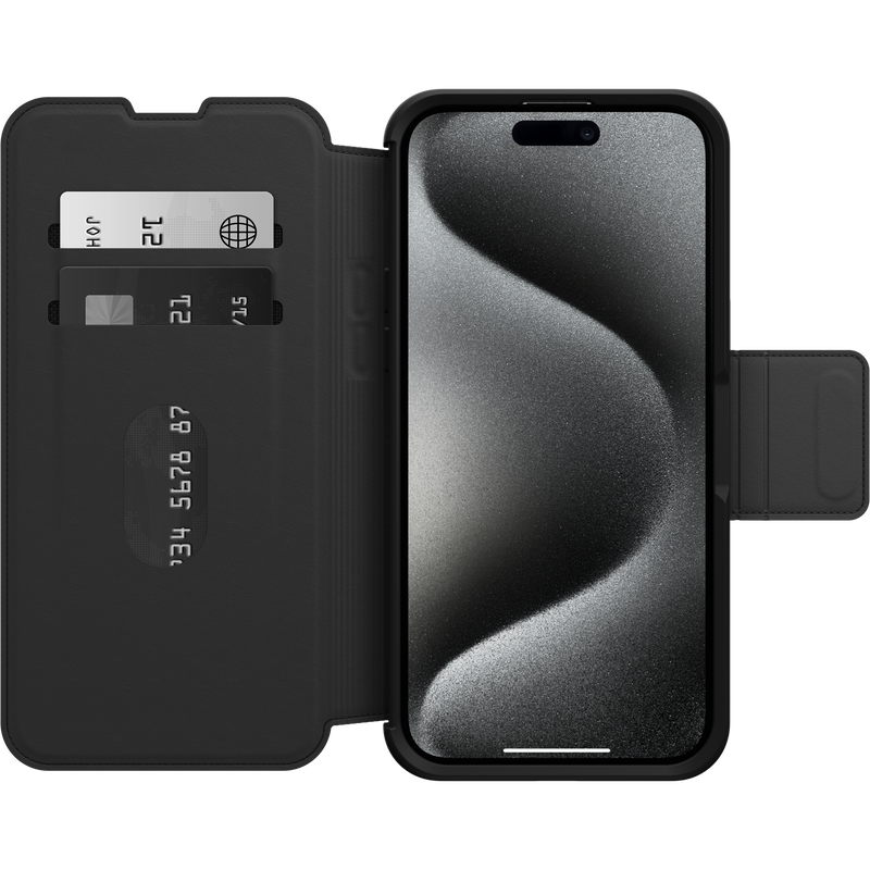 product image 2 - iPhone 15 Pro Max Hülle Strada Series Folio MagSafe