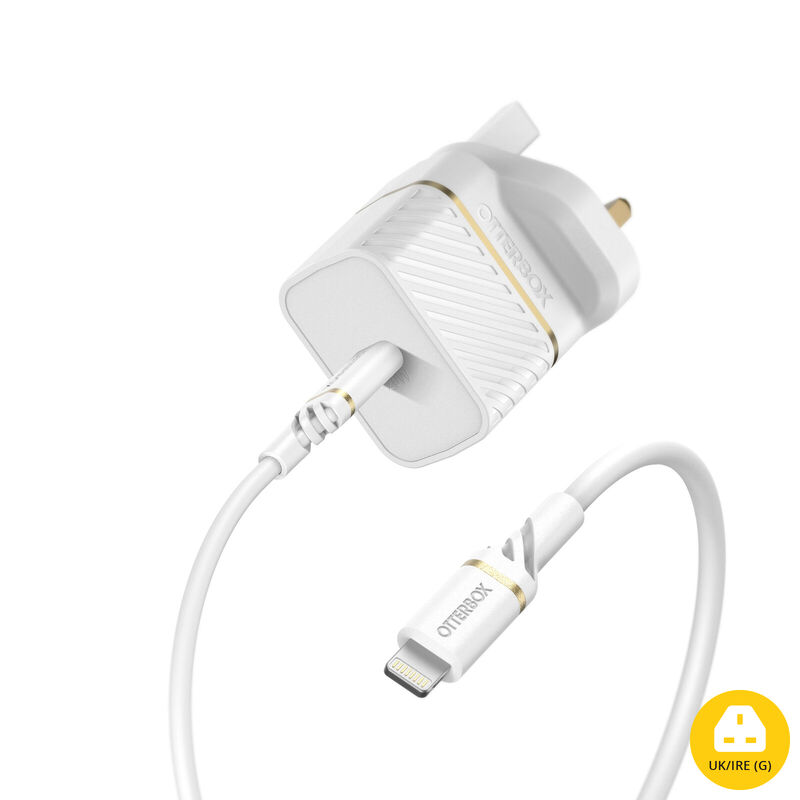 product image 1 - Lightning till USB-C: Förstklassig väggladdare + kabel Snabbladdning | Förstklassig  Kit