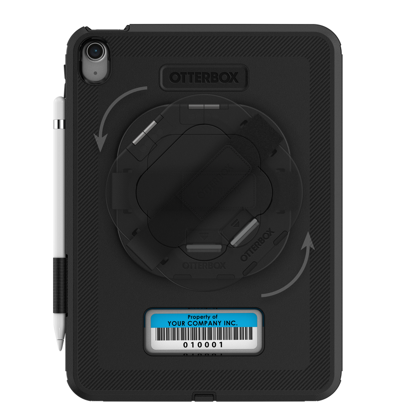 product image 2 - iPad (A16/10. gen) Hülle Defender Series Kickstand mit Handstrap