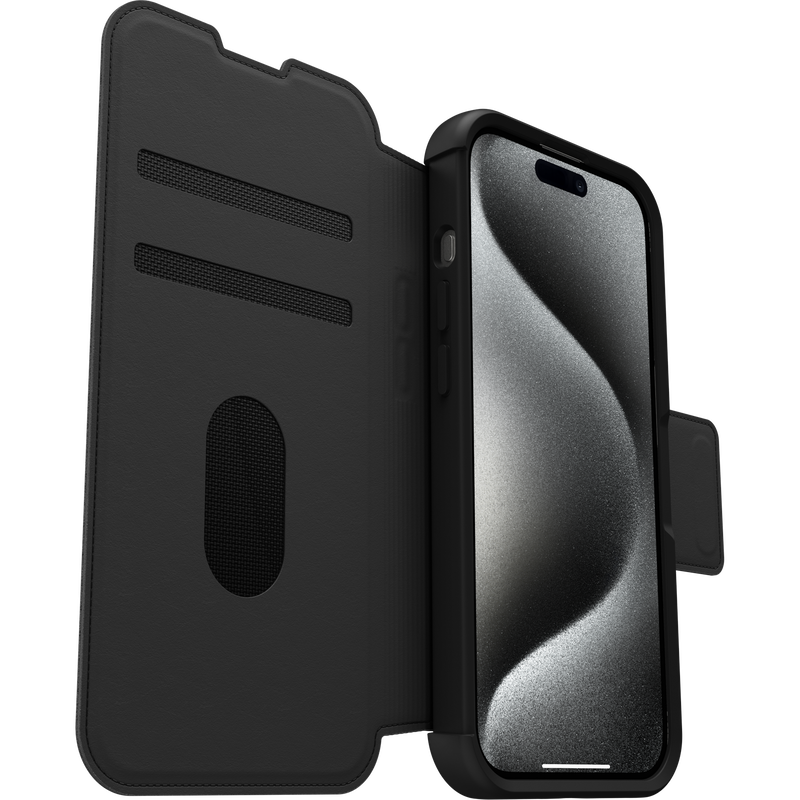 product image 4 - iPhone 15 Pro Hülle Strada Series Folio MagSafe