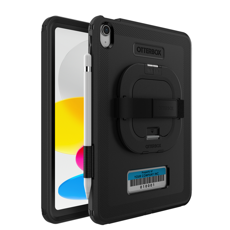 product image 1 - iPad (A16/10. gen) Hülle Defender Series Kickstand mit Handstrap