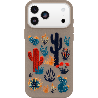 iPhone 17 Pro Max Hülle | Symmetry Series Cactus Leather Embroidery