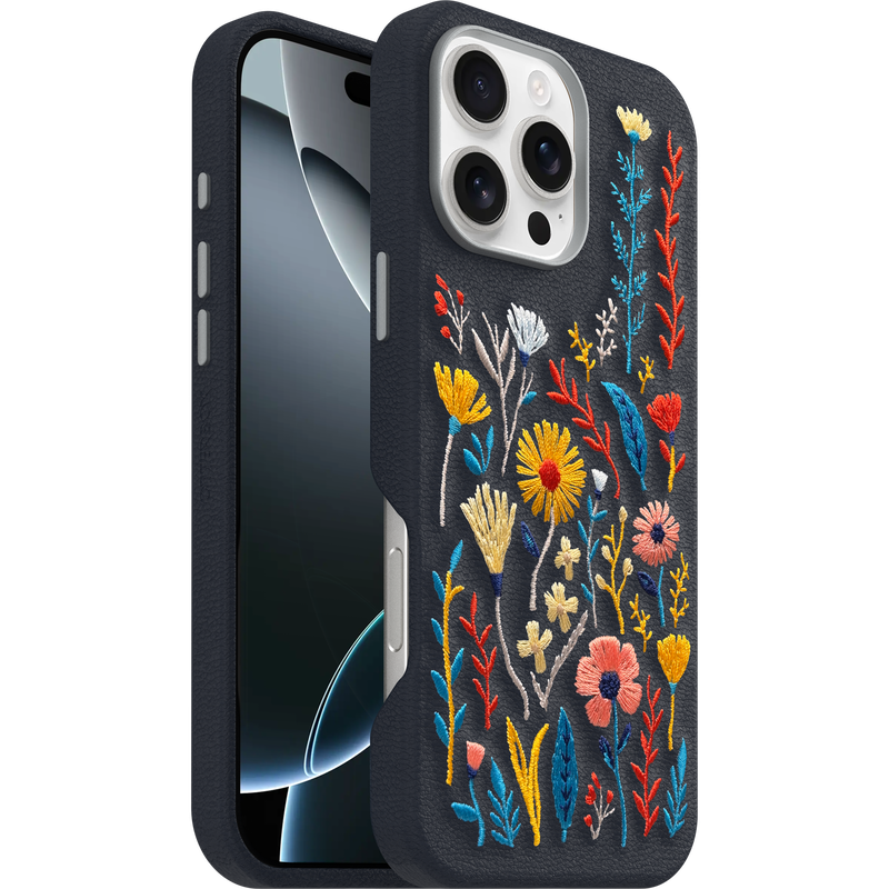 product image 1 - iPhone 16 Pro Max Hülle Symmetry Series Cactus Leather Embroidery
