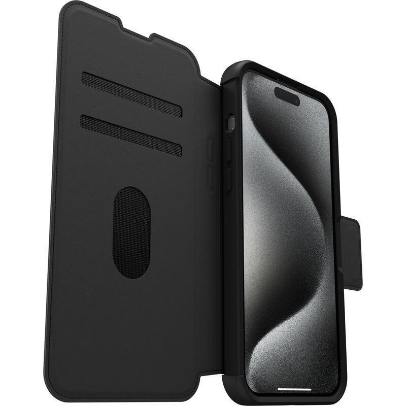 product image 5 - iPhone 15 Pro Max Hülle Strada Series Folio MagSafe