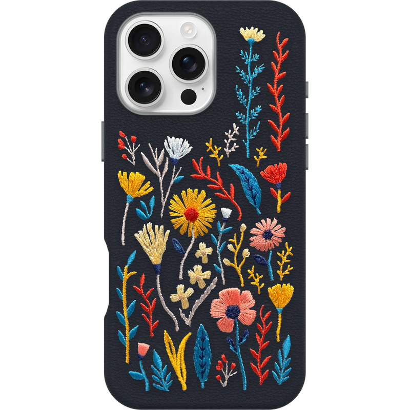 product image 2 - iPhone 16 Pro Max Hülle Symmetry Series Cactus Leather Embroidery