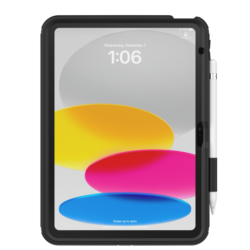 product image 3 - iPad (A16/10. gen) Hülle Defender Series Kickstand mit Handstrap