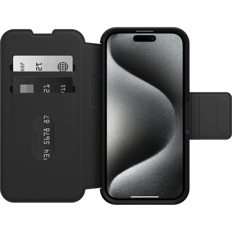 product image 2 - iPhone 15 Pro Hülle Strada Series Folio MagSafe