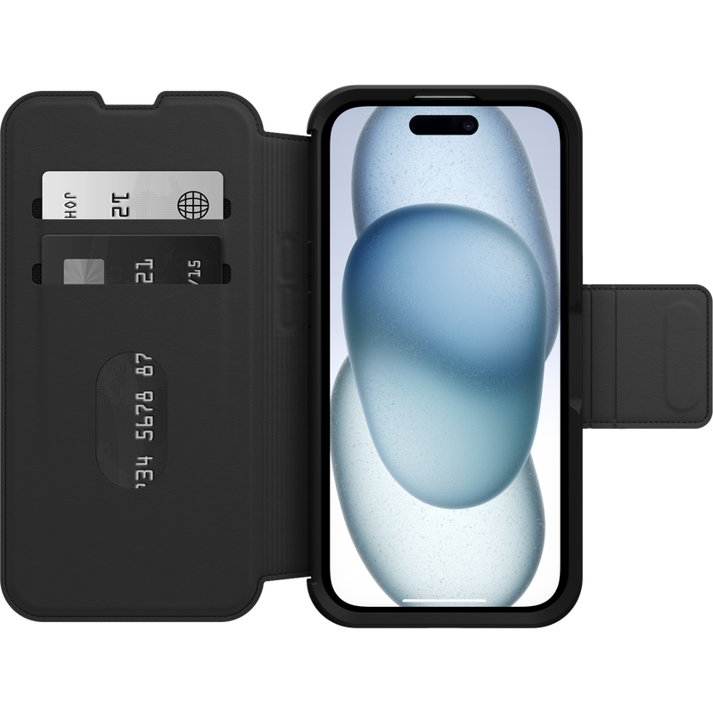 product image 2 - iPhone 15 Hülle Strada Series Folio MagSafe