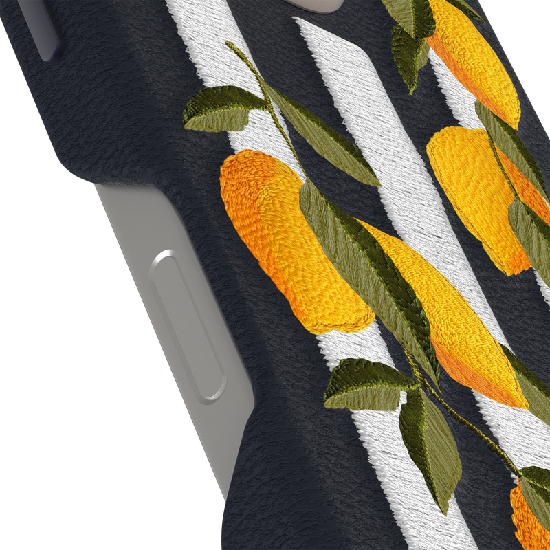 product image 3 - iPhone 16 Pro Hülle Symmetry Series Cactus Leather Embroidery