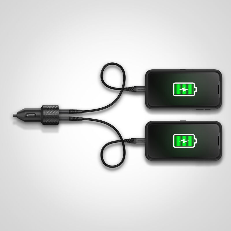 product image 4 - USB-A Dualport-Auto-Ladegerät 24W Premium Ladegerät