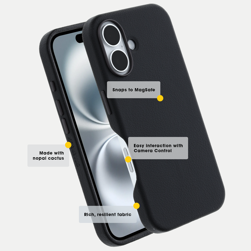 product image 5 - iPhone 16 Plus Case Symmetry Series Cactus Leather for MagSafe