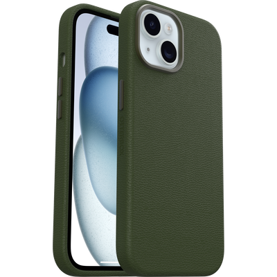 iPhone 15,  Hülle | Symmetry Series Cactus Leather für MagSafe