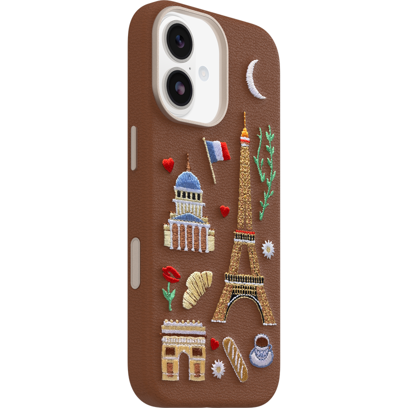 product image 2 - iPhone 17 Hülle Symmetry Series Cactus Leather Embroidery