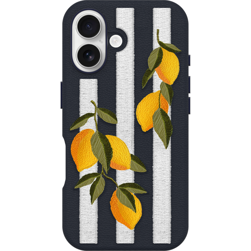 product image 2 - iPhone 16 Hülle Symmetry Series Cactus Leather Embroidery