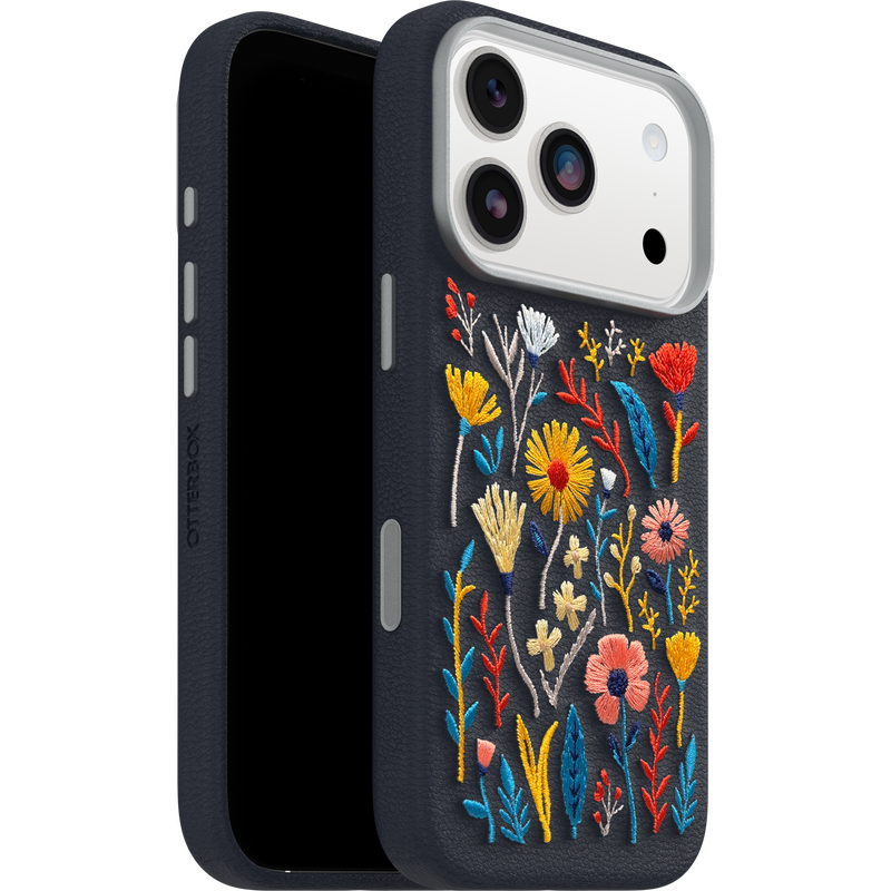 product image 5 - iPhone 17 Pro Hülle Symmetry Series Cactus Leather Embroidery
