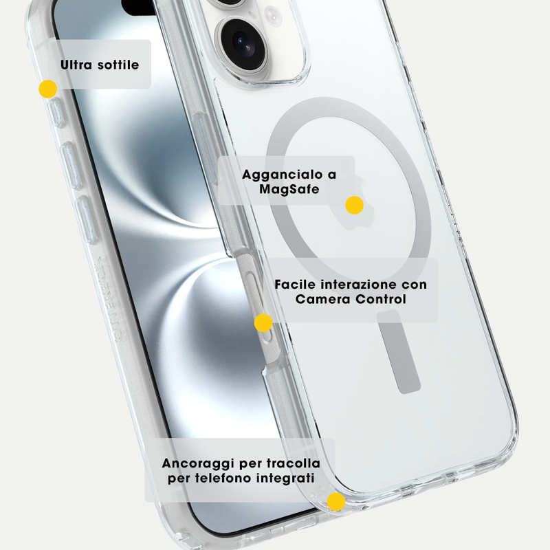 product image 5 - iPhone 16 Pro Max Custodia Symmetry Series Clear per MagSafe